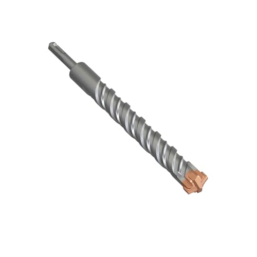 Maysay SDS Plus Hammerbohrer 26x260mm mit 4 HartmetallschneidenProfessioneller Betonbohrer für Stein, Beton, Holz, Ziegel und Fliesen von Maysay