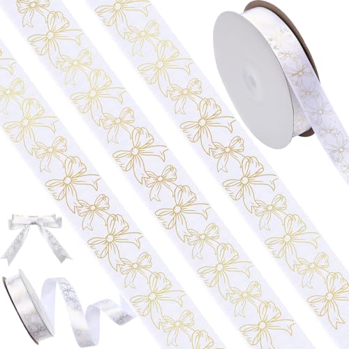 Maysing Schleifenband, goldfarben, 2,2 cm breit, für Geschenkverpackungen, Mutterbedarf, Basteln, Nähen, Kunst, Hochzeit, Party, Dekoration, 45 m Maysing Schleifenband, goldfarben, 2,2 cm breit, für Geschenkverpackungen, Mutterbedarf, Basteln, Nähen, Kunst, Hochzeit, Party, Dekoration, 45 m von Maysing