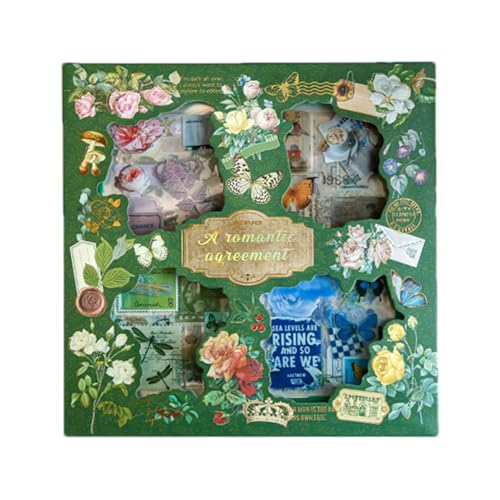 Ästhetische Journalaufkleber, ästhetische Aufkleber für Journaling, Scrapbooking-Aufkleber, 100 Stück | Scrapbooking-Zubehör für erwachsene Frauen, Teenager, Aufkleber Ästhetische Journalaufkleber, ästhetische Aufkleber für Journaling, Scrapbooking-Aufkleber, 100 Stück | Scrapbooking-Zubehör für erwachsene Frauen, Teenager, Aufkleber von Mbiyhgta