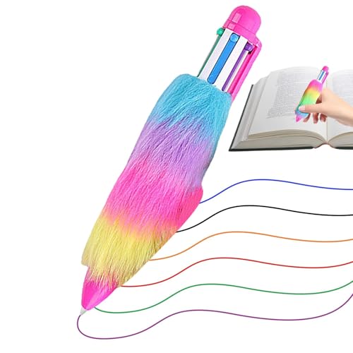 Arc-en-Farbkugelschreiber – verschiedene bunte Schreibwerkzeuge, schnell trocknende Tinte, perfekte mehrfarbige Plüschstifte, lustige Schreibwaren, 6 Farben Kugelschreiber zum Lernen Arc-en-Farbkugelschreiber – verschiedene bunte Schreibwerkzeuge, schnell trocknende Tinte, perfekte mehrfarbige Plüschstifte, lustige Schreibwaren, 6 Farben Kugelschreiber zum Lernen von Mbiyhgta
