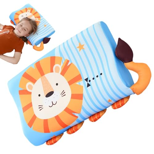 Bettkissen für Kleinkinder – kleines Kissen, Kissen für Vorschule in der Kindertagesstätte, flaches Kissen aus Baumwolle für Kleinkinder, Reisebettkissen, Einzelbett Bettkissen für Kleinkinder – kleines Kissen, Kissen für Vorschule in der Kindertagesstätte, flaches Kissen aus Baumwolle für Kleinkinder, Reisebettkissen, Einzelbett von Mbiyhgta