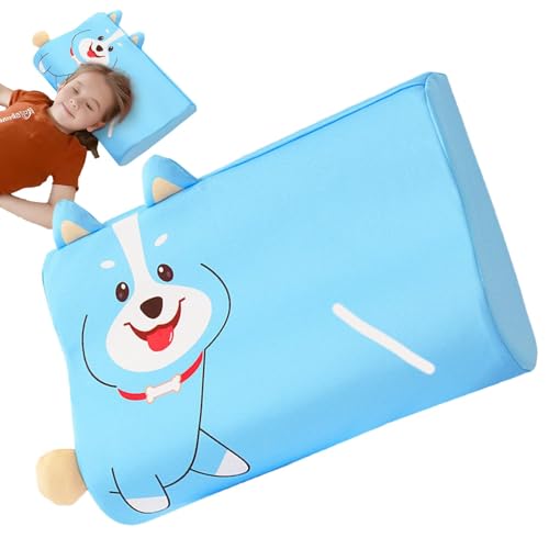 Bettkissen für Kleinkinder – kleines Kissen, Kissen für Vorschule in der Kindertagesstätte, flaches Kissen aus Baumwolle für Kleinkinder, Reisebettkissen, Einzelbett Bettkissen für Kleinkinder – kleines Kissen, Kissen für Vorschule in der Kindertagesstätte, flaches Kissen aus Baumwolle für Kleinkinder, Reisebettkissen, Einzelbett von Mbiyhgta