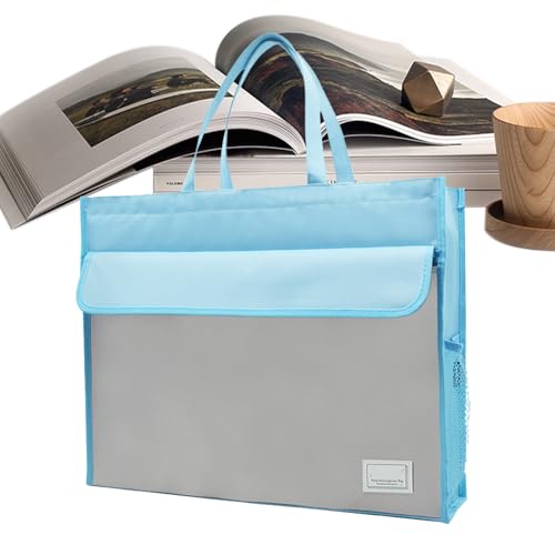 Datei Business Aktentasche Beutel - TOTE -Dokument -Beutel -Datei -Tasche mit Handle | Speicherorganisator für die Einreichung von großer Kapazitätshalter für Notizbücher, Stifte, Tickets, von Mbiyhgta