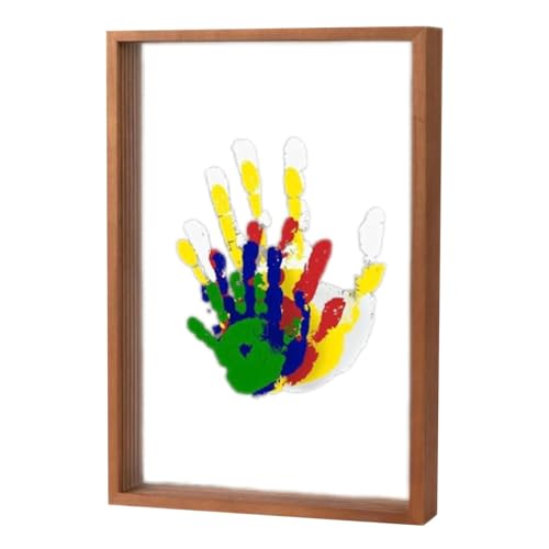 Familien-Handabdruck-Set, Familienhandabdruck-Set, Familienhandabdruck-Set, Holzrahmen-Set, Handabdruck-Handabdruck-Erinnerung, Bastelset ohne Familien-Handabdruck-Set, Familienhandabdruck-Set, Familienhandabdruck-Set, Holzrahmen-Set, Handabdruck-Handabdruck-Erinnerung, Bastelset ohne von Mbiyhgta