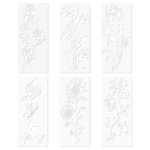 Gartenzaun-Schablonen – Outdoor-Dekorationsvorlagen, langlebige Bastelschablonen | Wiederverwendbare Blumenmuster, attraktive Vorlagen, Zaun-Malschablonen Gartenzaun-Schablonen – Outdoor-Dekorationsvorlagen, langlebige Bastelschablonen | Wiederverwendbare Blumenmuster, attraktive Vorlagen, Zaun-Malschablonen von Mbiyhgta