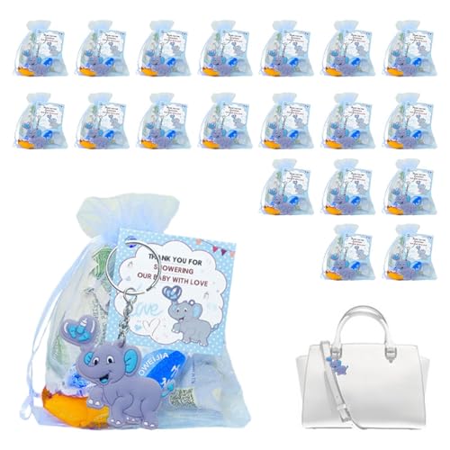 Geschlecht enthüllen Schlüsselanschlüsse - Geburtstagsfeier, Taufmäde | Vielen Dank an Sie Tags mit Organza -Taschen, Jungenmädchen -Feierlichkeiten und Partyzubehör für besondere Anlässe und Veransta von Mbiyhgta