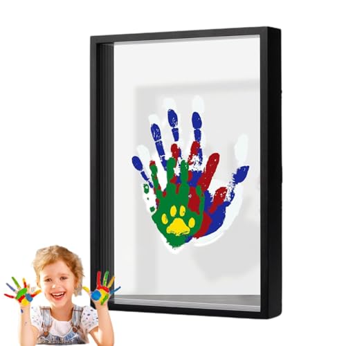 Handabdruck Familienset Handabdruck Souvenirs Set - Familienhandabdruck Set | Holzrahmen-Set Handabdruck Handwerk Andenken Handabdruck Set Handabdruck Familienset Handabdruck Souvenirs Set - Familienhandabdruck Set | Holzrahmen-Set Handabdruck Handwerk Andenken Handabdruck Set von Mbiyhgta