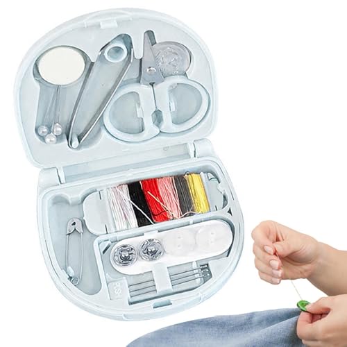 Kompaktes Nähzubehör-Set mit 6 Farbspulen | Nähzubehör für Zuhause, Reisen, Camping, Geschenk für Mädchen, Anfänger und Erwachsene. Kompaktes Nähzubehör-Set mit 6 Farbspulen | Nähzubehör für Zuhause, Reisen, Camping, Geschenk für Mädchen, Anfänger und Erwachsene. von Mbiyhgta