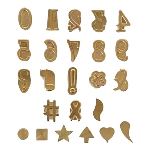 Leder & Holz Brennset - Kupferbuchstaben und Zahlen Schweißen Großbuchstaben Set | Buchstaben-Symbol-Heißstempel Werkzeug Buchstaben-Symbole d Leder & Holz Brennset - Kupferbuchstaben und Zahlen Schweißen Großbuchstaben Set | Buchstaben-Symbol-Heißstempel Werkzeug Buchstaben-Symbole d von Mbiyhgta