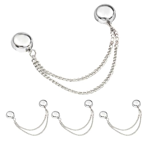 Magnetische Kleiderklammern – hochwertige Stoff-Magnet-Magnete, stilvolle Kleidungsmagnete | Multifunktions-Schal-Magnete mit Kette, langlebige Kleiderklammern Magnetische Kleiderklammern – hochwertige Stoff-Magnet-Magnete, stilvolle Kleidungsmagnete | Multifunktions-Schal-Magnete mit Kette, langlebige Kleiderklammern von Mbiyhgta