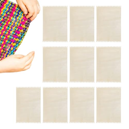 Mbiyhgta Brett, 10 Wollbretter, einfach zu verwenden, ergonomisch, tragbar, für Kunst, Textil, Dekoration, Haus und Schulaktivitäten Mbiyhgta Brett, 10 Wollbretter, einfach zu verwenden, ergonomisch, tragbar, für Kunst, Textil, Dekoration, Haus und Schulaktivitäten von Mbiyhgta
