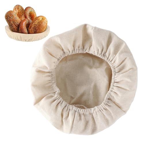 Mbiyhgta Decke, zum Aufheben, Futterstoff für Korb | Futter aus Prüfstoff, Backteigabdeckung aus natürlichem Rattan, für Zubehör von Mbiyhgta