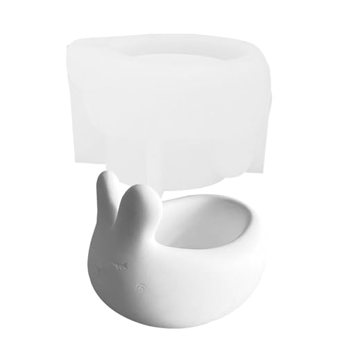 Mbiyhgta Kerzengießform Kerzenhalter Silikonform Kaninchen-Betonform Gießformen Harz Gussformen Ostern Form Kunsthandwerk Herstellung Werkzeug für Dekoration Mbiyhgta Kerzengießform Kerzenhalter Silikonform Kaninchen-Betonform Gießformen Harz Gussformen Ostern Form Kunsthandwerk Herstellung Werkzeug für Dekoration von Mbiyhgta