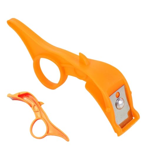 Mbiyhgta Orangenschäler, Zitronenschäler, multifunktionaler tragbarer Orangenschneider mit rutschfestem Griff, Küchenzubehör, Schälwerkzeug für Zitronen Mbiyhgta Orangenschäler, Zitronenschäler, multifunktionaler tragbarer Orangenschneider mit rutschfestem Griff, Küchenzubehör, Schälwerkzeug für Zitronen von Mbiyhgta