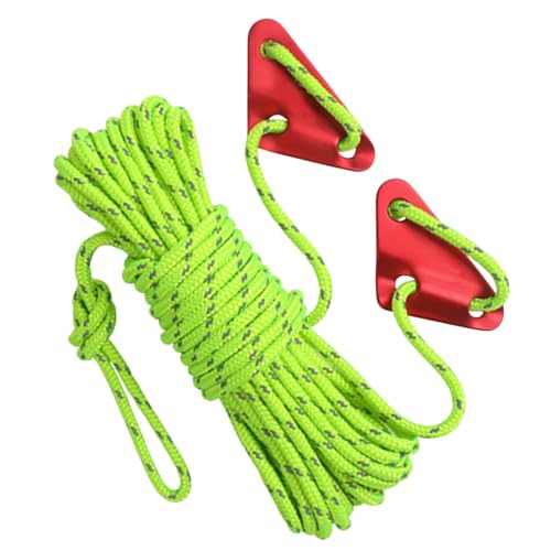 Mbiyhgta Zeltleine - 10 Meter Outdoor Spannleine Mit Aluminium-Spanner | Robuste Camping Ausrüstung Verstellbar für Outdoor Reisen Wandern Angeln Gartenbereich Mbiyhgta Zeltleine - 10 Meter Outdoor Spannleine Mit Aluminium-Spanner | Robuste Camping Ausrüstung Verstellbar für Outdoor Reisen Wandern Angeln Gartenbereich von Mbiyhgta