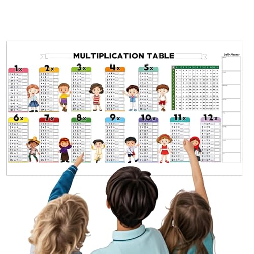 Multiplikationsspiel – Mathematisches Poster, Schulwerkzeug | Lernmathematik-Spielbrett, bunte Tischtafel für Lernende zu Hause oder im Klassenzimmer, Lehrwerkzeug Multiplikationsspiel – Mathematisches Poster, Schulwerkzeug | Lernmathematik-Spielbrett, bunte Tischtafel für Lernende zu Hause oder im Klassenzimmer, Lehrwerkzeug von Mbiyhgta