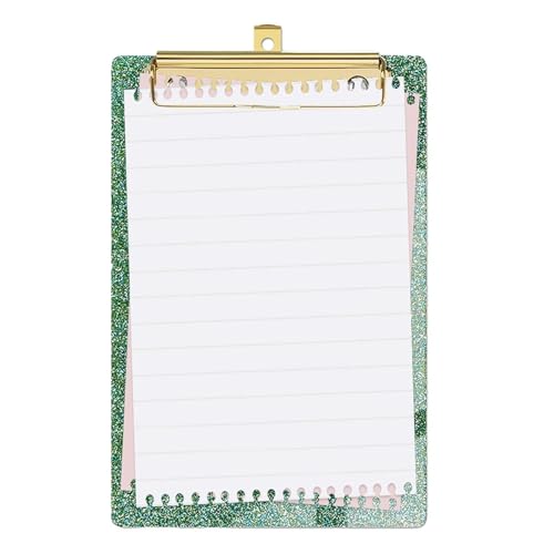 Niedlicher Briefbeschwerer, glitzernder Aufbewahrungsbehälter | Briefbeschwerer mit Pailletten, Briefgröße, tragbar, schick, niedriges Profil, mit goldenem Clip, für Zimmer Niedlicher Briefbeschwerer, glitzernder Aufbewahrungsbehälter | Briefbeschwerer mit Pailletten, Briefgröße, tragbar, schick, niedriges Profil, mit goldenem Clip, für Zimmer von Mbiyhgta