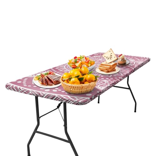 Picknick-Tischdecke für den Außenbereich – Tischschutz, elastisch angepasst | ölbeständige PVC-Tischdecke mit Flanell-Halterung, Färbe-Probedecke für die Küche Picknick-Tischdecke für den Außenbereich – Tischschutz, elastisch angepasst | ölbeständige PVC-Tischdecke mit Flanell-Halterung, Färbe-Probedecke für die Küche von Mbiyhgta