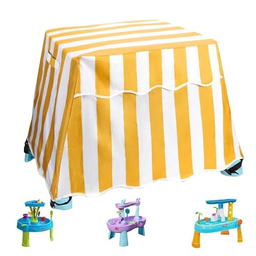 Wassertischhusse für Wassertisch, Wassertischhusse wasserdicht | Outdoor-Spielzeughülle aus Oxford-Stoff – gelbe Wassertischabdeckung, Staubschutz für Garten, Party, Park Wassertischhusse für Wassertisch, Wassertischhusse wasserdicht | Outdoor-Spielzeughülle aus Oxford-Stoff – gelbe Wassertischabdeckung, Staubschutz für Garten, Party, Park von Mbiyhgta