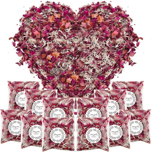 Mbsomnus 12 Packungen Hochzeitskonfetti Natürliches Streublumen Hochzeit Biologisch Abbaubares Konfetti Blütenblätter Hochzeit Rosenblätter Getrocknet für Hochzeitsdeko Geburtstag Party DIY Deko Mbsomnus 12 Packungen Hochzeitskonfetti Natürliches Streublumen Hochzeit Biologisch Abbaubares Konfetti Blütenblätter Hochzeit Rosenblätter Getrocknet für Hochzeitsdeko Geburtstag Party DIY Deko von Mbsomnus