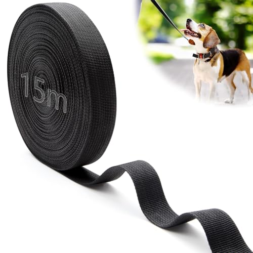 Mbsomnus 15M Gurtband Polypropylen Nylonband 20 mm Schwarz Baumwolle Gurtbänder Wasserresistent Taschengurtband Gürtelschlaufen für Schneiden Nähen DIY Rucksack Gepäckgurten Hundeleinen Taschen Mbsomnus 15M Gurtband Polypropylen Nylonband 20 mm Schwarz Baumwolle Gurtbänder Wasserresistent Taschengurtband Gürtelschlaufen für Schneiden Nähen DIY Rucksack Gepäckgurten Hundeleinen Taschen von Mbsomnus