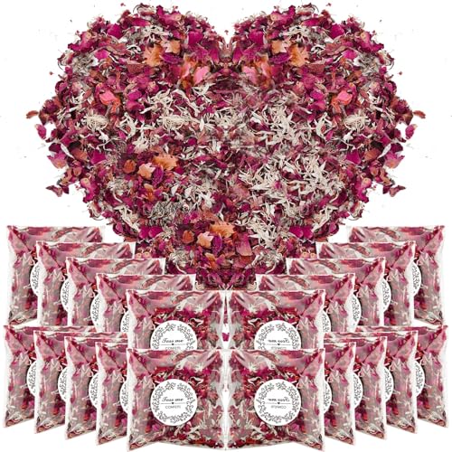 Mbsomnus 20 Packungen Blütenkonfetti Hochzeit Natürliches Biologisch Abbaubares Konfetti Streublumen Hochzeit Rosenblätter Getrocknet Blumen Konfetti für Hochzeitsdeko Geburtstag Party DIY Deko Mbsomnus 20 Packungen Blütenkonfetti Hochzeit Natürliches Biologisch Abbaubares Konfetti Streublumen Hochzeit Rosenblätter Getrocknet Blumen Konfetti für Hochzeitsdeko Geburtstag Party DIY Deko von Mbsomnus