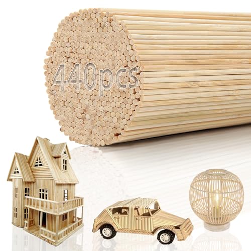Mbsomnus 440 Stück Zuckerwatte Stäbe Holzstäbchen Rund 300 mm x 3 mm Bambusstäbe Bastelstäbe Natürlicher Bambusstäbe zum Basteln Holzstäbchen zum Basteln für DIY Kunstprojekte Geschenke Dekorationen Mbsomnus 440 Stück Zuckerwatte Stäbe Holzstäbchen Rund 300 mm x 3 mm Bambusstäbe Bastelstäbe Natürlicher Bambusstäbe zum Basteln Holzstäbchen zum Basteln für DIY Kunstprojekte Geschenke Dekorationen von Mbsomnus