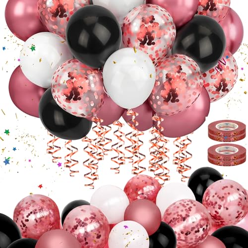 Mbsomnus 60 Stück Luftballons Geburtstag Rot Ballons Hochzeit 30cm Metallic Rot Ballons Konfetti mit Luftschlangen Schwarz Weiße Helium Latex Ballons für Graduierung Party Kinder Geburtstagdeko Mbsomnus 60 Stück Luftballons Geburtstag Rot Ballons Hochzeit 30cm Metallic Rot Ballons Konfetti mit Luftschlangen Schwarz Weiße Helium Latex Ballons für Graduierung Party Kinder Geburtstagdeko von Mbsomnus