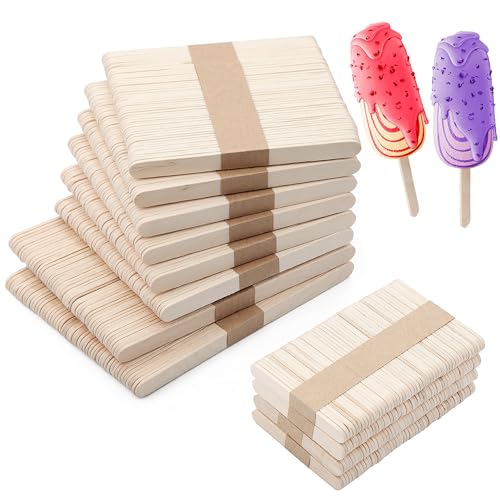 Mbsomnus 600 Stück Holzstäbchen zum Basteln, Holzspatel Eisstäbchen, Eisstiele aus Holz zum Basteln für DIY Handwerk Bastelarbeiten, Handgemachte Geschenke(140mmx2+114mmx6+64mmx4) Mbsomnus 600 Stück Holzstäbchen zum Basteln, Holzspatel Eisstäbchen, Eisstiele aus Holz zum Basteln für DIY Handwerk Bastelarbeiten, Handgemachte Geschenke(140mmx2+114mmx6+64mmx4) von Mbsomnus