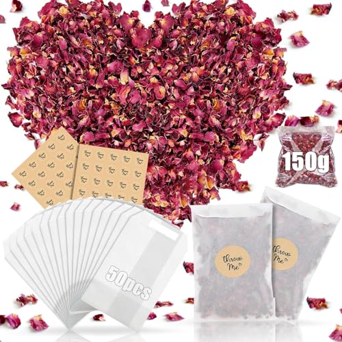 Mbsomnus Blütenkonfetti Hochzeit 150g Natürliches Getrocknete Rosenblätter 50 Pergaminbeutel Konfetti 50 Aufkleber Blumen Konfetti Biologisch Abbaubar für Hochzeit Vorschlag Geburtstag Party Feiern Mbsomnus Blütenkonfetti Hochzeit 150g Natürliches Getrocknete Rosenblätter 50 Pergaminbeutel Konfetti 50 Aufkleber Blumen Konfetti Biologisch Abbaubar für Hochzeit Vorschlag Geburtstag Party Feiern von Mbsomnus