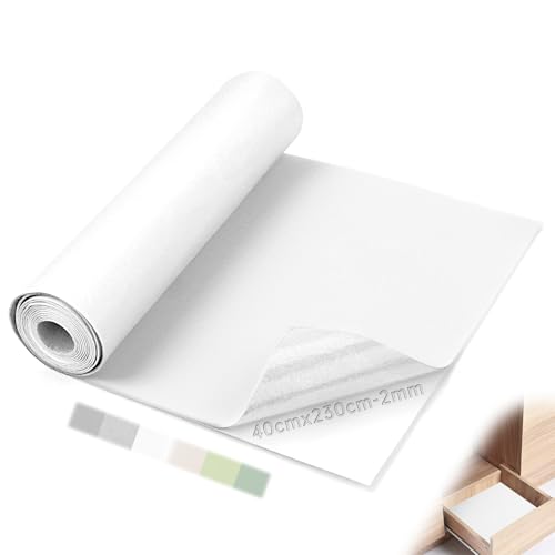 Mbsomnus Filz Selbstklebend Meterware 2 mm Klebefilz Selbstklebend 230x40 cm Filzstoff Weiß Nadelfilz Meterware Filzmatte für Camper Dachhimmel Stoff Wandverkleidung Möbel Schubladenmatte DIY Mbsomnus Filz Selbstklebend Meterware 2 mm Klebefilz Selbstklebend 230x40 cm Filzstoff Weiß Nadelfilz Meterware Filzmatte für Camper Dachhimmel Stoff Wandverkleidung Möbel Schubladenmatte DIY von Mbsomnus