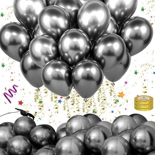 Mbsomnus Luftballons Schwarz 60 Stück Luftballon Helium 12 Zoll/30cm Latex Ballon Chrom Metallic Balloons Helium Ballons für Hochzeitsdeko Geburtstag Abschluss Brautdusche Babyparty Taufe Mbsomnus Luftballons Schwarz 60 Stück Luftballon Helium 12 Zoll/30cm Latex Ballon Chrom Metallic Balloons Helium Ballons für Hochzeitsdeko Geburtstag Abschluss Brautdusche Babyparty Taufe von Mbsomnus