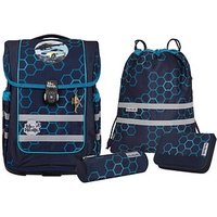 Mc®Neill Schulranzen-Set COMPACTO XAGON Kunstfaser blau von Mc®Neill
