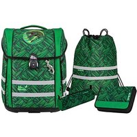 Mc®Neill Schulranzen-Set PERFECTO WOW Kunstfaser grün von Mc®Neill
