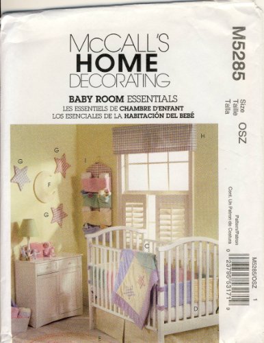 McCall Sewing Pattern 5285 / M5285 - Use to Make - Baby Room Essentials by McCall McCall Sewing Pattern 5285 / M5285 - Use to Make - Baby Room Essentials by McCall von Mc Call