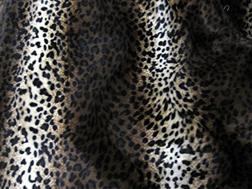 Leopard Stoff dunkel Fell Tierfell Imitat Velboa Meterware Fellimitat Kunstfell Leopard Stoff dunkel Fell Tierfell Imitat Velboa Meterware Fellimitat Kunstfell von Mc-Stoff
