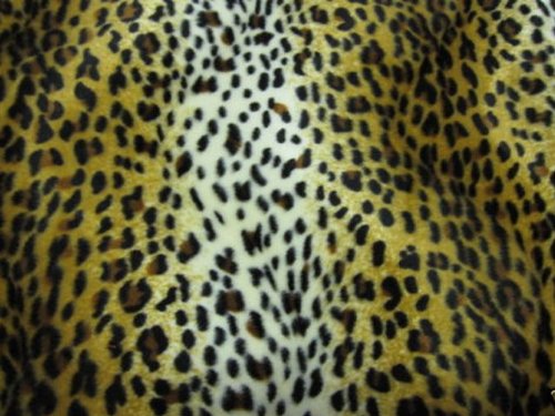 Leopard hell Fell Stoff Kunstfell Meterware Tierfell Fellstoff Velboa Fellimitat von Mc-Stoff
