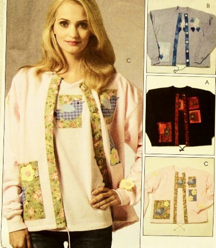 McCall Pattern Company McCall's Sewing Pattern 5255 Appliques for Purchased Cardigan or TShirt Pattern von McCall Pattern Company