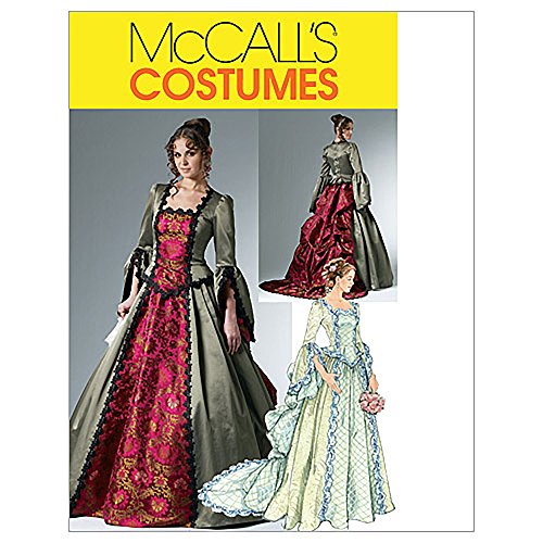 McCall's Patterns M6097 Size EE 14-16-18-20 Misses' Victorian Costume, Pack of 1, White von McCall's