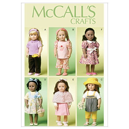 M6526 18" (46cm) Doll Clothes, One Size Only von McCall's Patterns