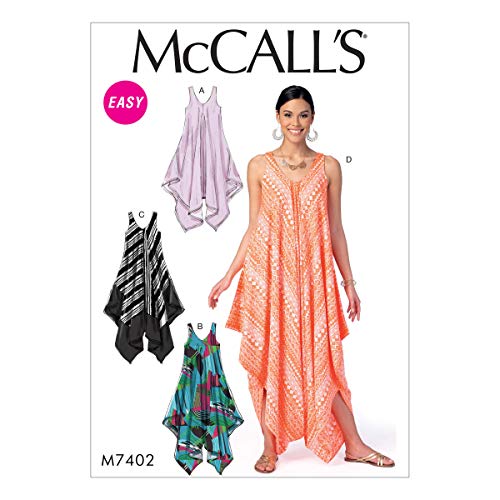 McCall 's Patterns 7402 Y Damenkleider, Tissue, mehrfarbig, Größen XS – Medium von McCall's Patterns