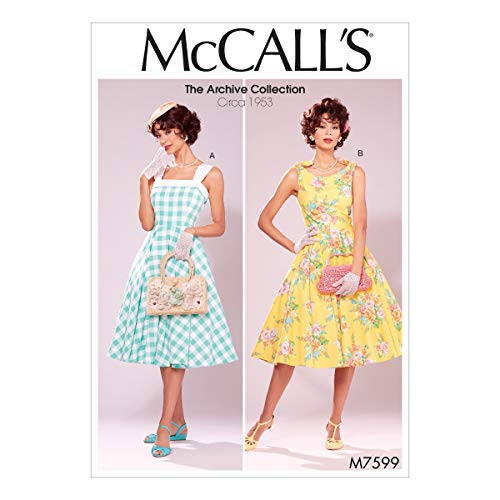 McCall 's Patterns 7599 E5, Damenkleider, Größen 14–22, Tissue, Multi/Farbe, 17 x 0,5 x 0,07 cm von McCall's