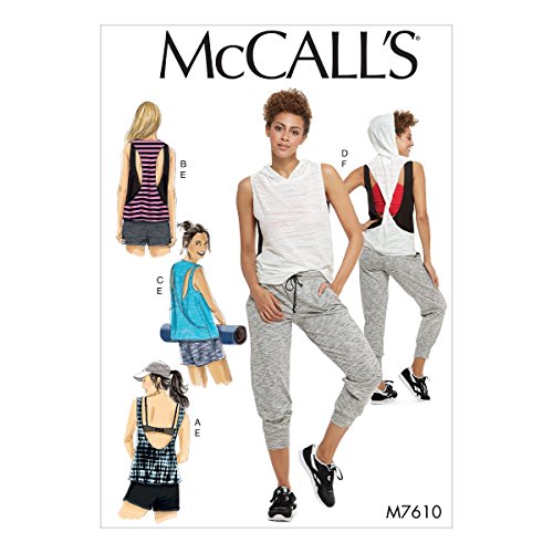 McCall 's Patterns 7610 ZZ Oberteile Damen Shorts und Hose, mehrfarbig, groß/2 x große von McCall's Patterns