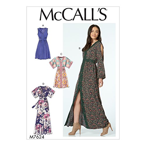 McCall 's Patterns 7624 E5 Damenkleider, mehrfarbig von McCall's Patterns