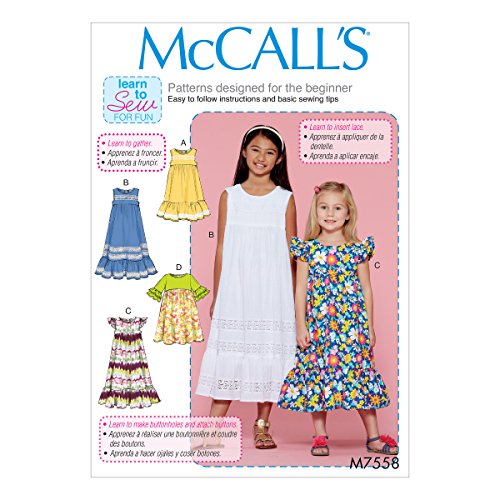 McCall 's Patterns Kinder/Girl 's Kleider, Mehrfarbig, Gr. 3–6 von McCall's Patterns