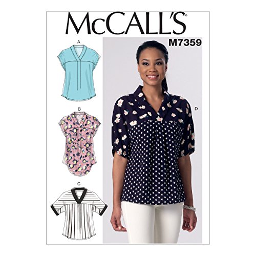 McCall's Patterns M7359 Damen-Oberteil, V-Ausschnitt, Dolman-Ärmel, ZZ (Large-X-Large-XX-Large) von McCall's Patterns