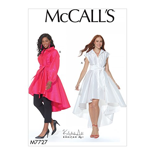 McCall's Patterns MC7727RR Schnittmuster für Damenkleid, Tunika und Schärpe, Tissue, Mehrfarbig, 17 x 0.5 x 0.07 cm von McCall's Patterns