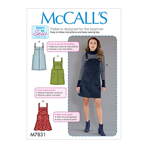 McCall's Patterns McCall's M7831D5 Learn Damen Overall Pullover Nähen Gr. 40-48 von McCall's Patterns