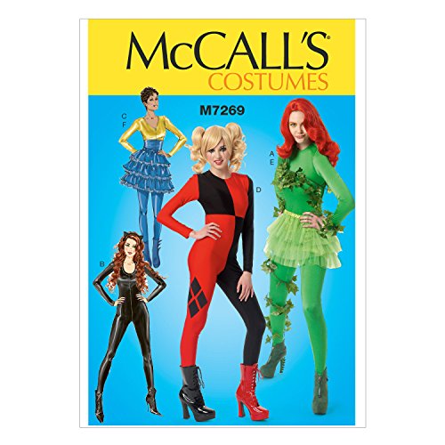 McCall's Patterns McCall's Muster 7269 D5, Kostüme für Damen, Größen 12–14–4–46, Satin, Nicht Zutreffend, (12-14-16-18-20) von McCall's Patterns