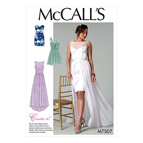 McCall 's Patterns McCall 's Muster 7507 E5, Damenkleider, Größen 14–22, Multi/Farbe von McCall's